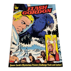 Vintage Flash Gordon Whitman Comic Book No 35 1981 Queen Zarah Sci-Fi Adventure